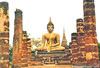 Thailande - Bouddah assis à Sukhothai